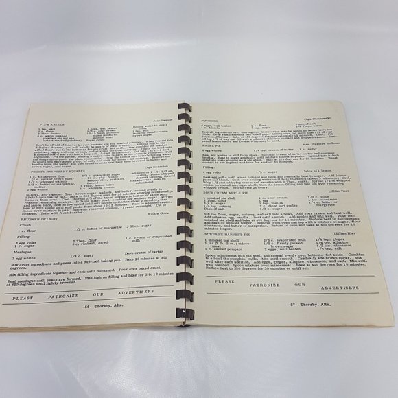 Vintage 1980s Cookbook Thorsby Community League Our Favourites Thorsby Alberta - Picture 15 of 16